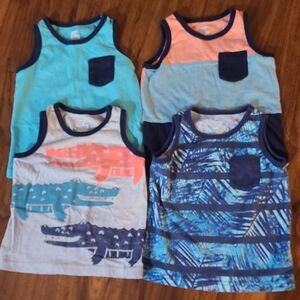 Orange and Blue Tank Tops for Casual Summer Style (🛍 Bundle ANY 6/$36)
